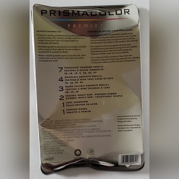 Prismacolor Artist Lot - 24 ct Colored Pencils & Premier Graphite Drawing Set - Picture 6 of 6